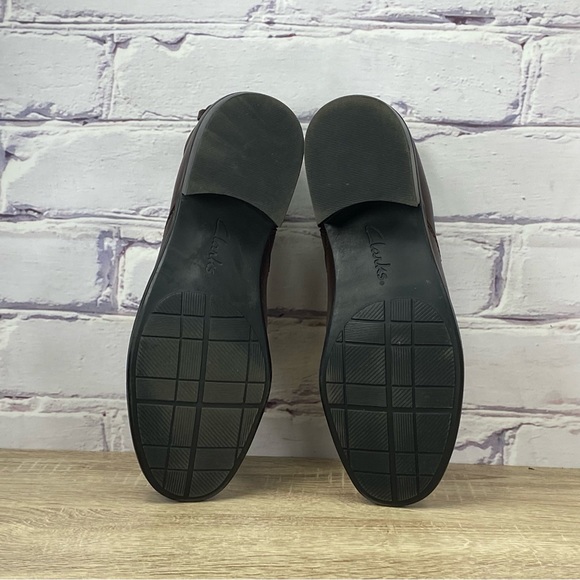 Clarks Lea Kittredge Brown Leather Buckle Ankle Boots - Picture 7 of 8